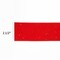 LaRibbons 2 1/2" Wired Ribbon "Flocked Glitter" Red/Multi, 10 Yard Roll